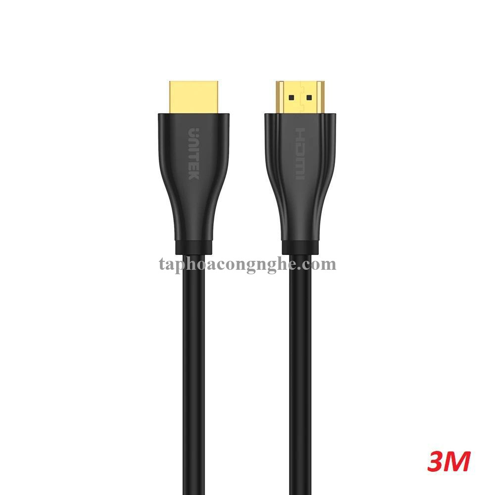 Unitek 29132 C1049GB 2.0 4K 3M Màu Đen Cáp Hdmi Cao Cấp 30029132